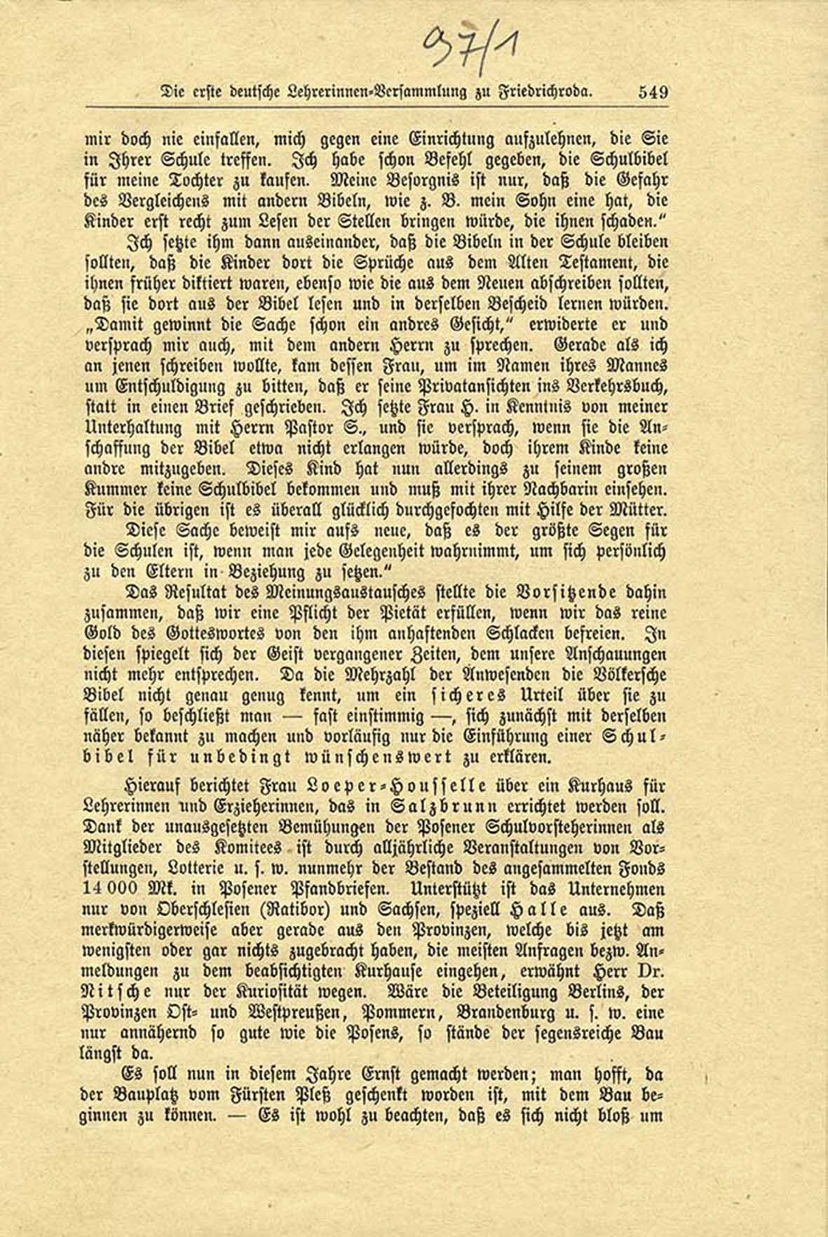 Landesarchiv Berlin, B Rep. 235-03 Allgemeiner Deutscher Lehrerinnenverein (ADLV), Bl. 549